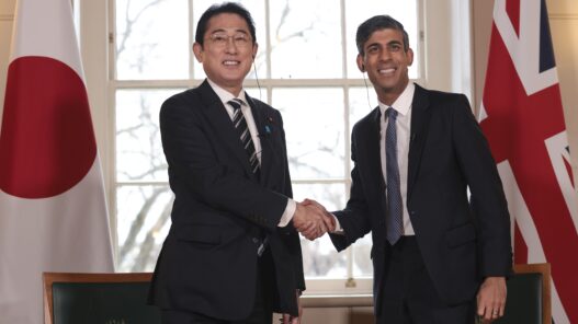Prime Minister Rishi Sunak Meets Japans Prime Minster Kishida