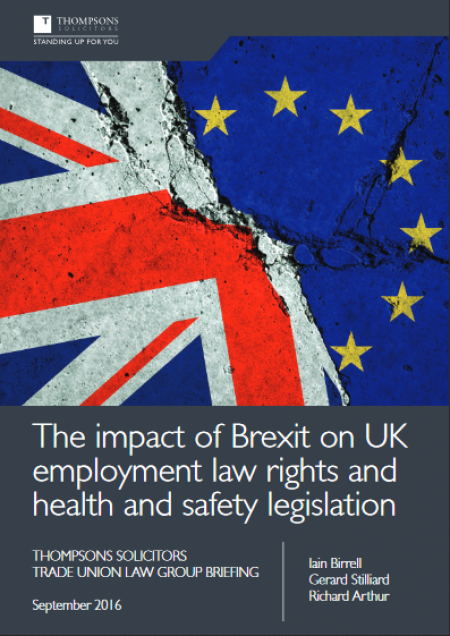 The impact of Brexit on UK employment law rights and health and safety legislation
