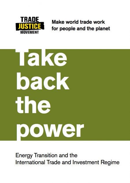 TJM: Take Back the Power - Energy Transition and the International Trade and Investment Regime