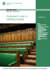 Parliament's role in ratifying treaties