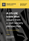 A US-UK trade deal: issues from a civil society perspective