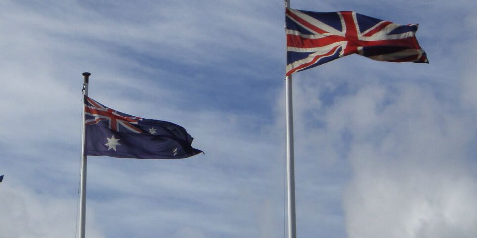 Uk Australia Flags